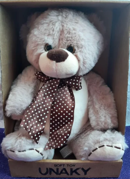 Фото для Медведь Герман, в средней подарочной коробке, 23 см