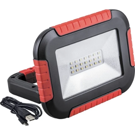 Фото для Прожектор FERON TL911 10W 6400K IP44 аккумулятор-фонарь 21*SMD2835 (32725)