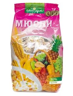 ДП Мюсли Будьте здоровы 400гр Мультифруктовые*15