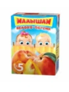 Фото для Нектар Малышам 200мл Яблоко/персик*18