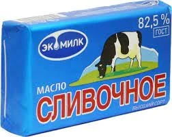 Фото для Масло сливочное 180гр 82.5% Экомилк*13 (БЗМЖ)