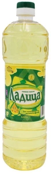 Фото для Масло Ладица 0,92л соевое раф дез*12