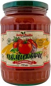 Фото для Помидоры ДоброВита 720мл консервированные в с/с ст/б*12 Вьетнам