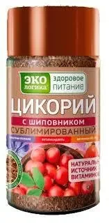Фото для Цикорий нат раств сублимированный 85гр с шиповником с/б*15