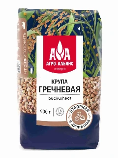 Фото для Крупа Агро-Альянс 900гр гречневая элитная*12