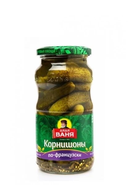 Фото для Огурцы Дядя Ваня 460г по-французски ст/б*8