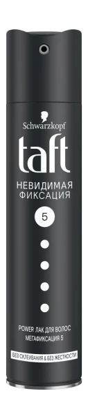 Фото для Лак д/волос Тафт 225мл Невидимая фиксация*12