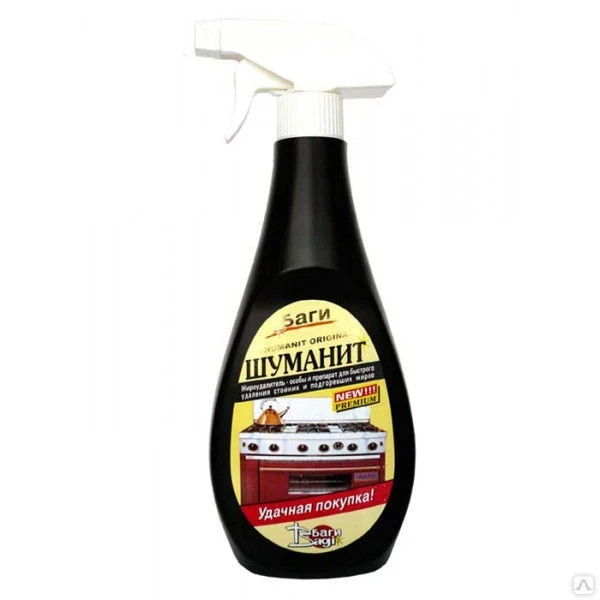 Фото для Ч/средство Багги Шуманит 400мл д/мытья плит жироудалитель спрей*12