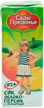 Фото для Сок Сады Придонья 200мл Яблоко/персик*27