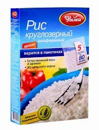 Фото для Крупа Увелка 5*80гр рис круглый шлифованный *6 912