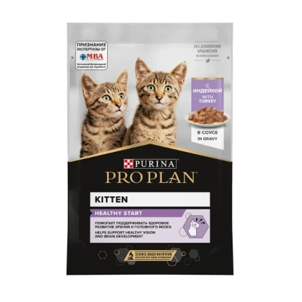 Фото для Корм д/котят ПроПлан 85г индейка пауч*24
