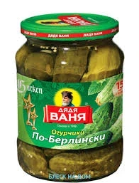 Фото для Огурцы Дядя Ваня 680г по-берлински ст/б*8