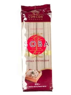 Фото для Лапша Сен Сой 300гр гречневая*24