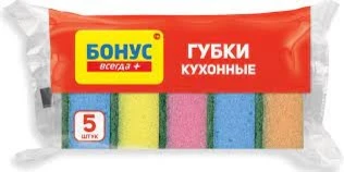Фото для Губка д/посуды Бонус 5шт*40