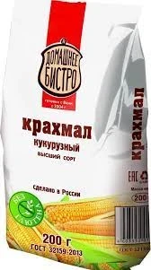 Фото для Крахмал Домашнее бистро 200г кукурузный *12