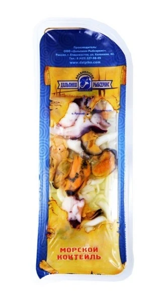 Фото для Морской коктейль Дальпико 180гр из подкопченых морепродуктов в масле*20