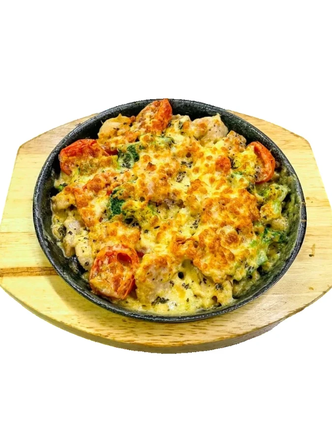 Куриное филе в творож соусе с брокколи 1/250