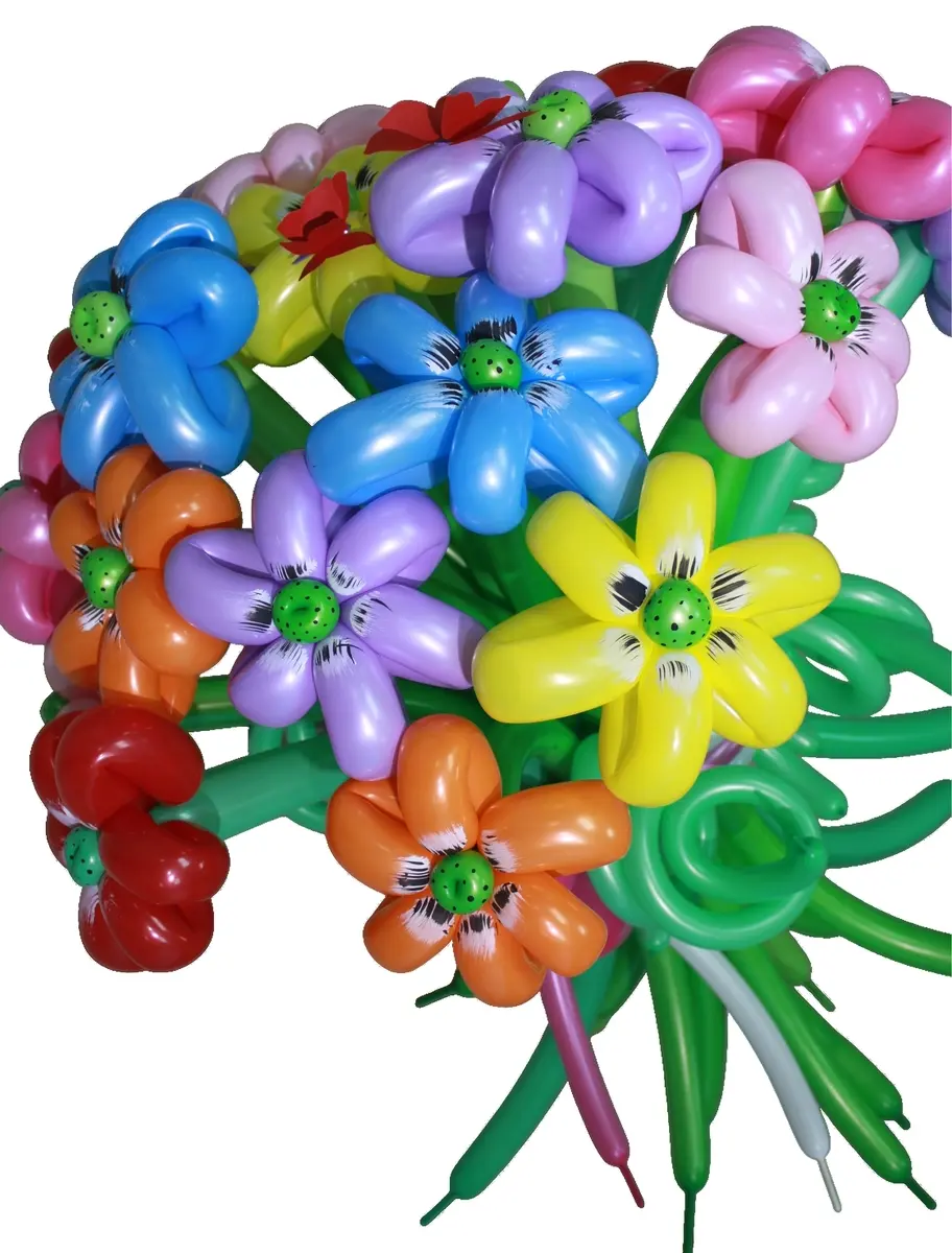 Ромашка для Букета цветов из воздушных шаров.
