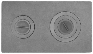 Фото для Плита печная цельная П2-3 710х410х20 с кружками