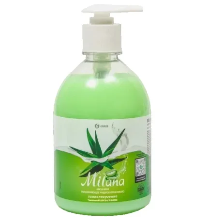 Мыло жидкое 500мл крем с дозатором Милана (15)