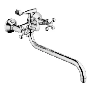 Фото для Смеситель д/ванны AQUATTRO кр/б. нижн плоск.изл. 300мм. 