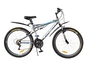 Велосипед Torrent Freestyle 26" матов/серый (26",21 скор,рама аллюмин)
