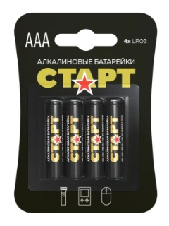 
Батарейки СТАРТ LR03-4BL