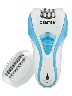 Фото для Эпилятор Centek CT-2191 Син/Бел (10Вт,2 скор,+БРИТВА)