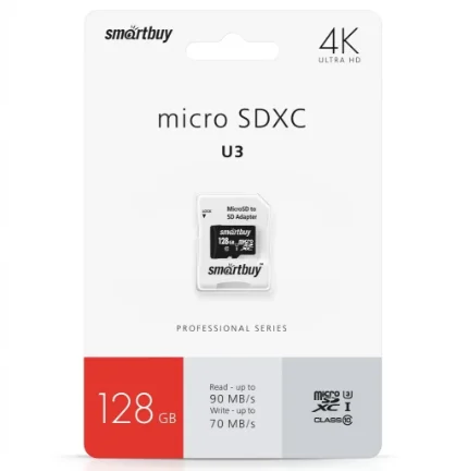 Фото для Карта памяти SmartBuy (microSDXC) 128 Gb class 10 UHS-I + адаптер