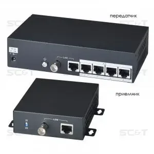 Фото для IP02PHK, Неуправляемый PoE коммутатор Fast Ethernet на 4 порта