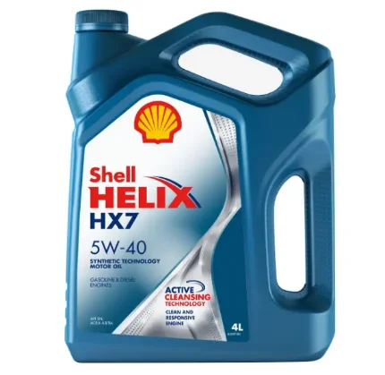 Фото для Масло моторное Shell Helix HX7, 5W-40, полусинтетическое, 4 л
