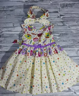 Платье для девочки дошкольного возраста "Конфетка" рост 104,110,116,,122 поплин