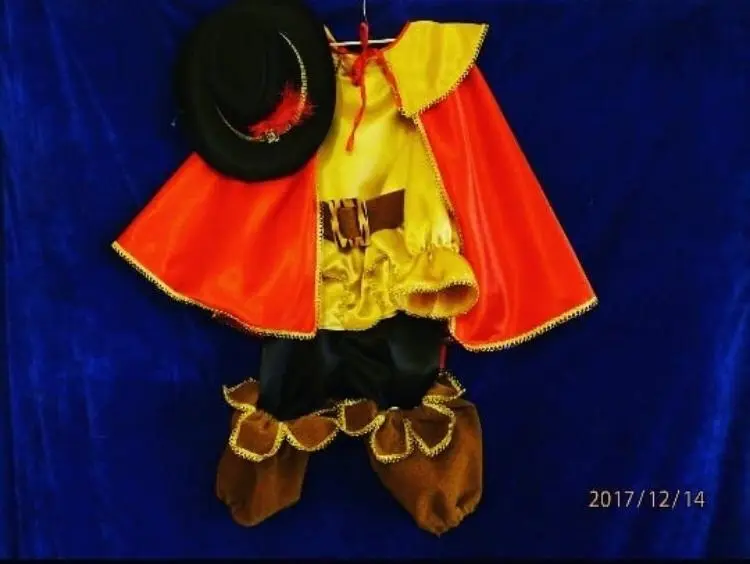 Пошив карнавального костюма для мальчика "Кот в сапогах"