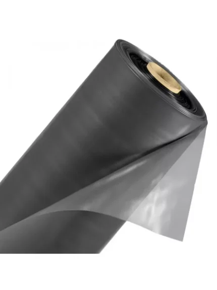 Фото для Пленка ПВД рукав техническая темно-серая/черная 1500 мм*100мкм (рулон 50 метров)