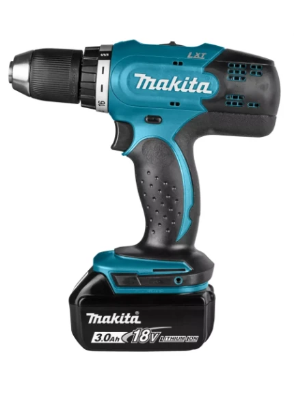 Фото для Дрель-шуруповерт аккумуляторная MAKITA DDF453RFE, 18В, 42 Нм, 2х3,0Аh, ЗУ