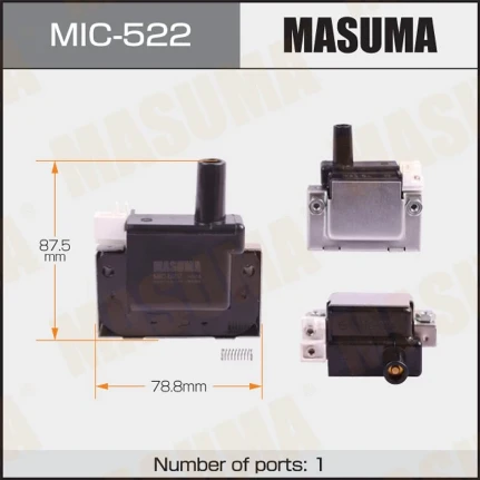 Фото для Катушка зажигания Masuma, для Honda Accord / Civic (D15Z1 / F18A3 / F20A4), арт. MIC-522