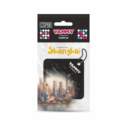 Фото для Ароматизатор подвесной Yammy Shanghai (Шанхай), картон с пропиткой, арт. CSP06