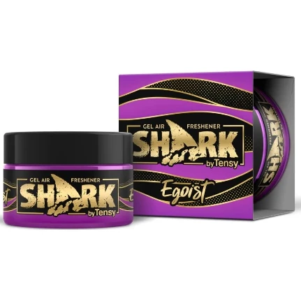 Фото для Ароматизатор на торпедо Tensy Эгоист, гелевый, баночка 75г, арт. TZ-06 SHARK