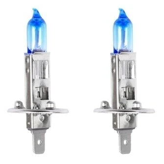 Фото для Лампа галогенная Koito White Beam H1 (P14.5s, T8), 12В, 55Вт (соответствует 100Вт), 4200К, комплект 2 шт