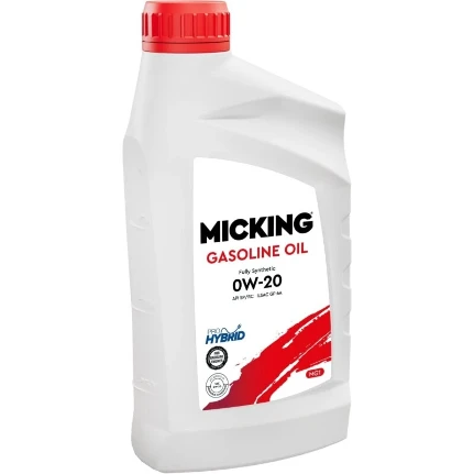 Фото для Масло моторное Micking Gasoline Oil MG1 0w20, синтетическое, API SP RC, ILSAC GF-6A, для бензинового двигателя, 1л, арт. M2116