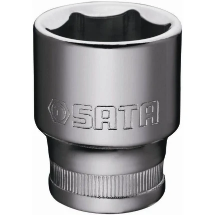 Фото для Головка торцевая SATA, короткая, 6-гранная, под квадрат 1/2", 27мм, арт. 13316