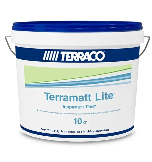 Водоэмульсионная краска для наружных и внутренних работ TERRACO TERRAMATT LITE