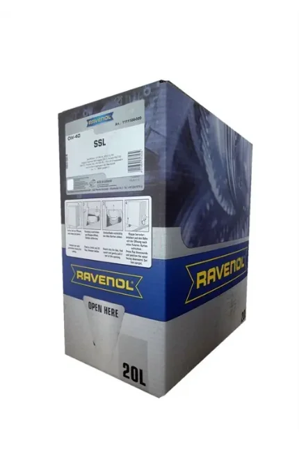 Фото для Масло моторное RAVENOL SSL 0W-40 20л ecobox