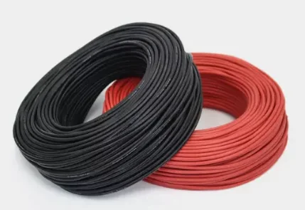 Фото для Провод 11AWG силиконовый (комплект черный 1м + красный1м)