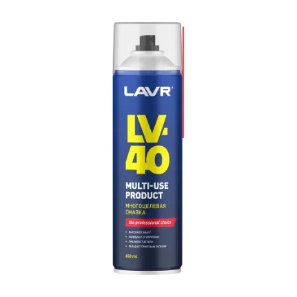 Фото для Смазка универсальная LAVR LV-40 LAVR SERVICE MULTI-PURPOSE SPRAY 650мл
