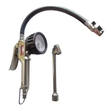 Фото для Пистолет подкачки грузовой с манометром TRANMAX TRA-B20 + наконечник