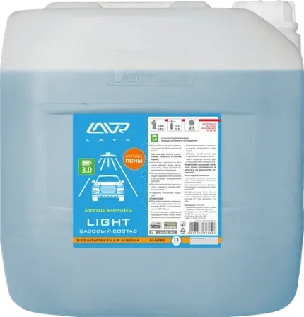 Фото для Автошампунь для б/к мойки LAVR LIGHT стандартная пена 21,6 кг 