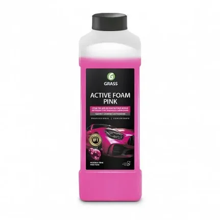 Фото для Автошампунь для б/к мойки GRASS Active Foam Pink 1кг