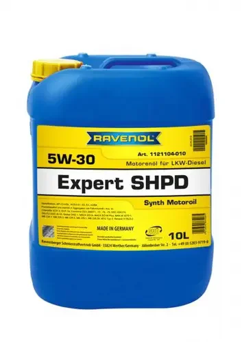 Фото для SHPD EXPERT 5W-30 API CI-4/SL 10л RAVENOL 
