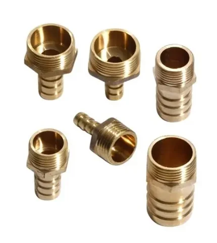 Фото для Фитинг прямой елочка 10мм - резьба 1/2"M металл